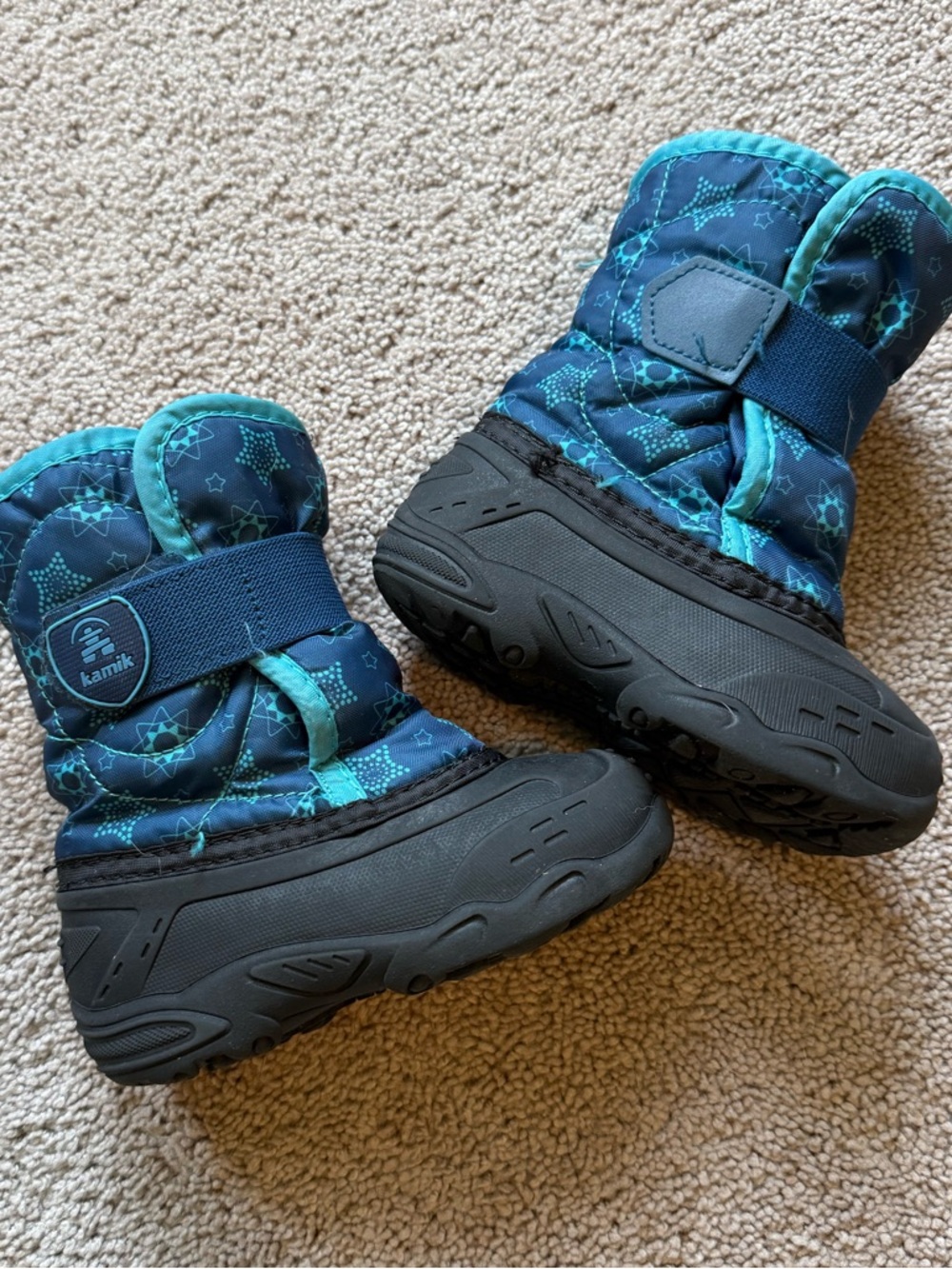 Kamik Winter Boots with Velcro Closure
